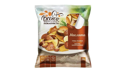 MUSHROOMS VSEGDA POZHALUSTA MASLYATA FROZEN 300G