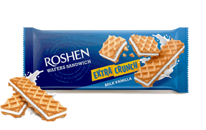 WAFER ROSHEN EXTRA CRUNCH VANILLA 142G