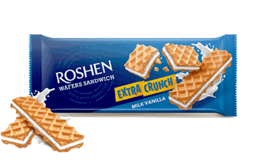 WAFER ROSHEN EXTRA CRUNCH VANILLA 142G