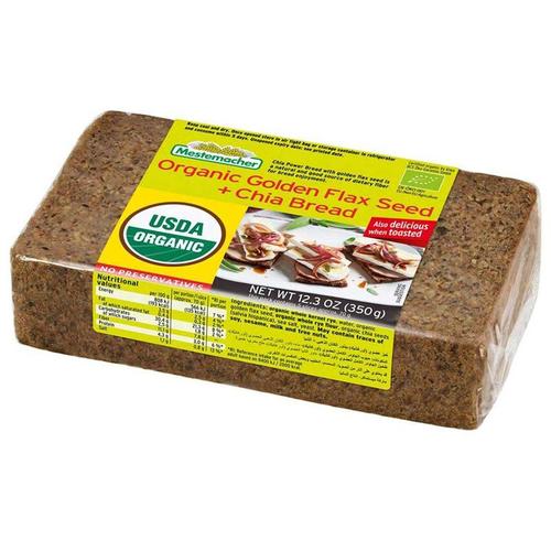 BREAD MESTEMACHER ORGANIC FLAXSEED & CHIA 350G