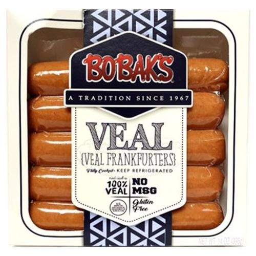 SOSISKI BOBAK VEAL FRANKFURTERS 14OZ