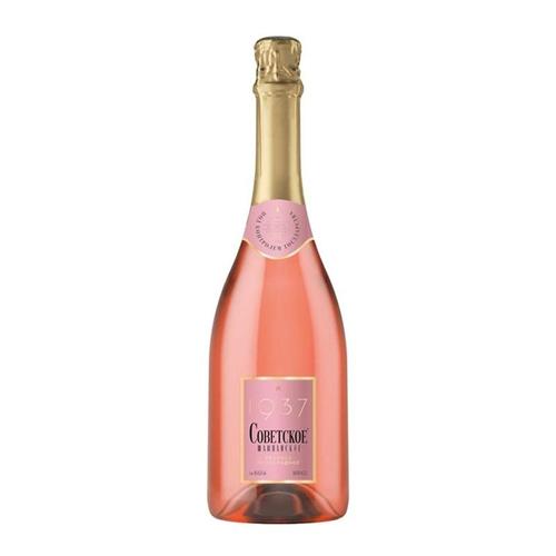 WINE SPARKLING ROSE SEMI-SWEET SOVETSKOE 750ML