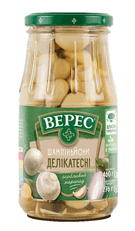 MUSHROOMS VERES CHAMPIGNONS MARINATED 730G