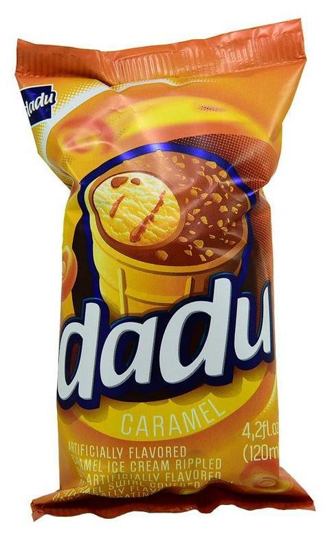 ICE CREAM DADU CARAMEL 120ML