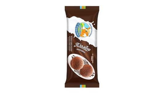 ICE CREAM KOROVKA PLOMBIR CHOCOLATE 400G