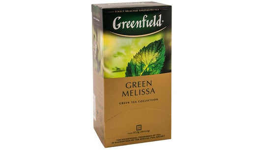 TEA GREENFIELD GREEN MELISSA 25PAK