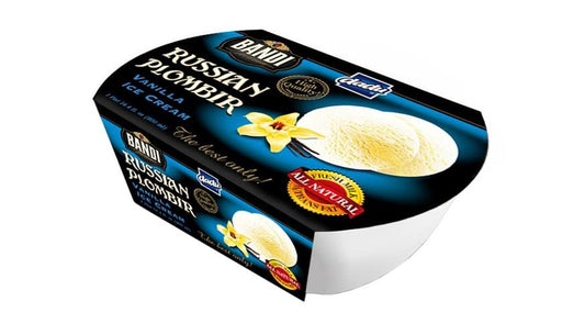 ICE CREAM BANDI RUSSIAN PLOMBIR VANILLA 900G