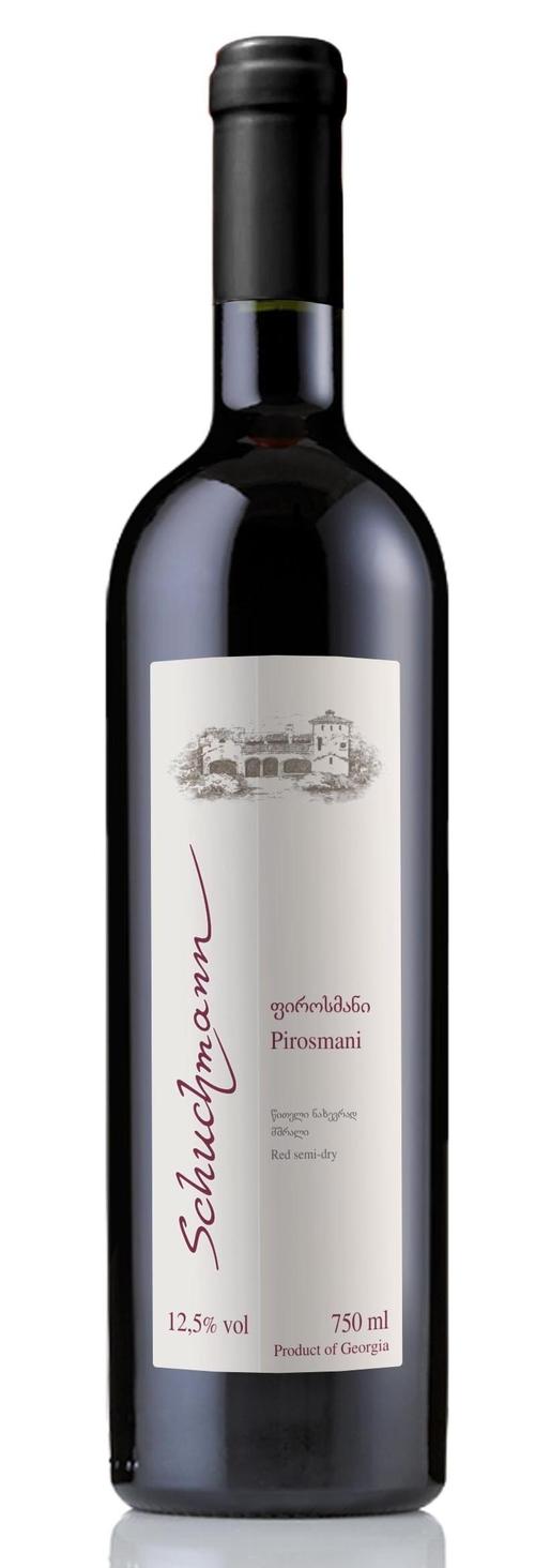 WINE RED DRY SCHUCHMANN PIROSMANI SAPERAVI 750ML