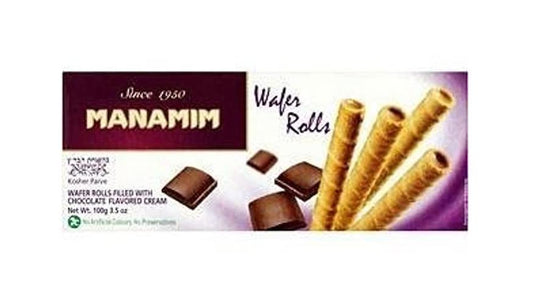 WAFER MANAMIM ROLL CHOCOLATE 100G