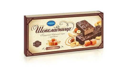 WAFER SHOKOLADNITSA CAKE W/CARAMEL GLAZED 180G