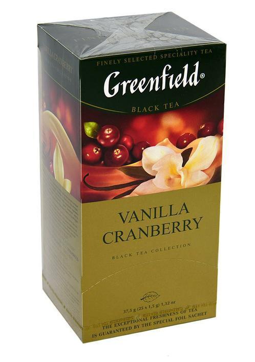 TEA GREENFIELD VANILLA CRANBERRY 25X1.5