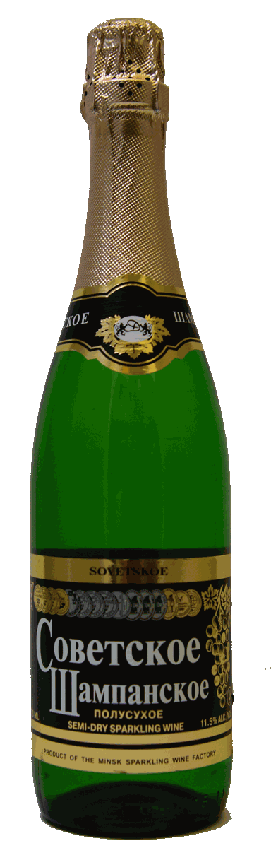 WINE SPARKLING SEMI-DRY SOVETSKOE 750ML