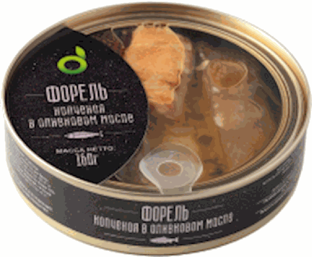 TROUT ECOFOOD ARMENIA RAINBOW IN OLIVE OIL 160G