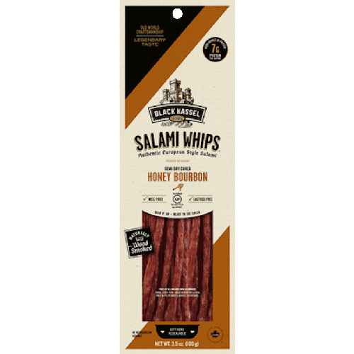 SALAMI DRY PILLERS WHIPS BOURBON 100G