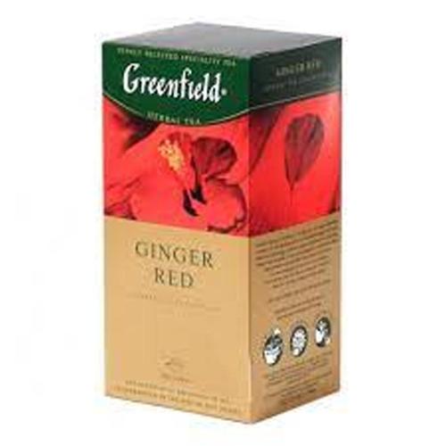 TEA GREENFIELD HERBAL GINGER RED 25PAK