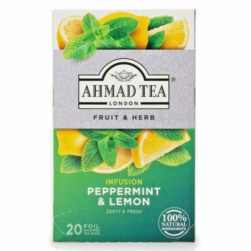 TEA AHMAD PEPPERMINT/LEMON 20 BAGS