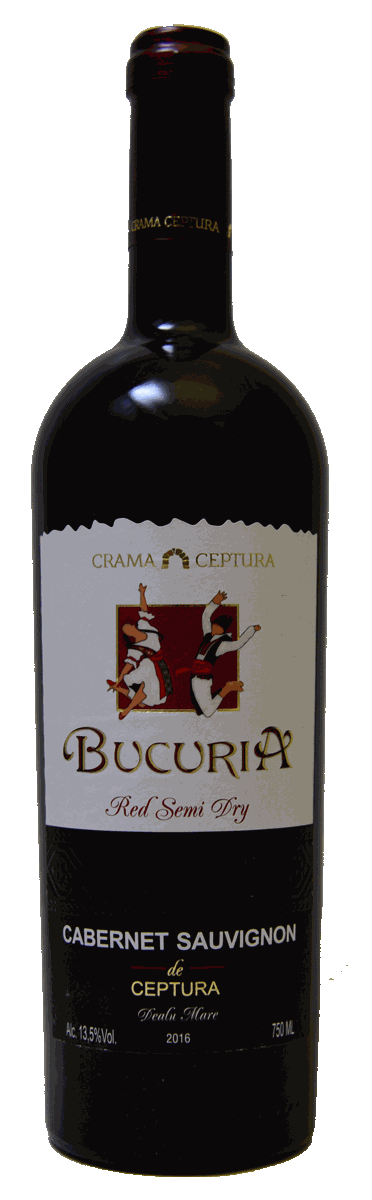 WINE RED SEMI-DRY BUCURIA CABERNET SAUVIGNON 750ML