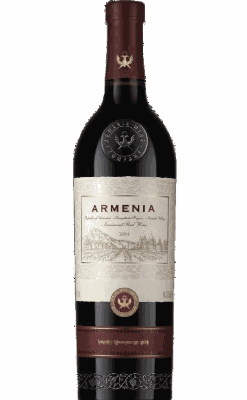 WINE RED SEMI-SWEET ARMENIA  750ML