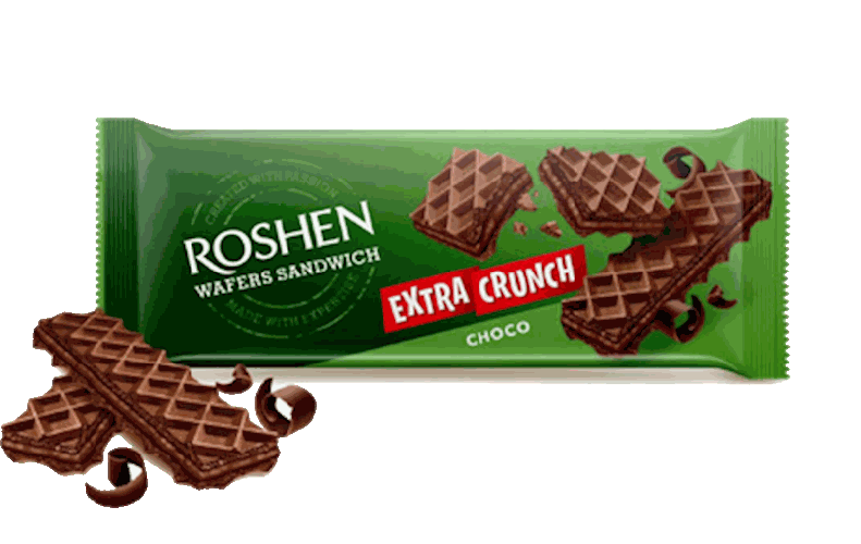 WAFER ROSHEN EXTRA CRUNCH CHOCO 142G