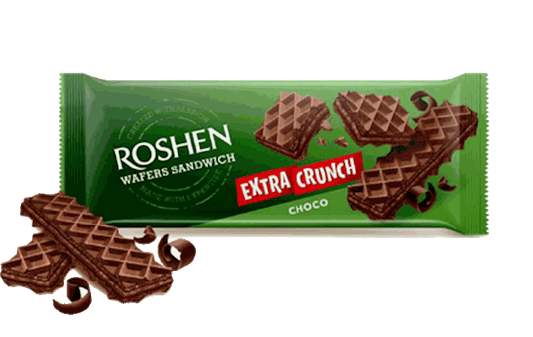 WAFER ROSHEN EXTRA CRUNCH CHOCO 142G