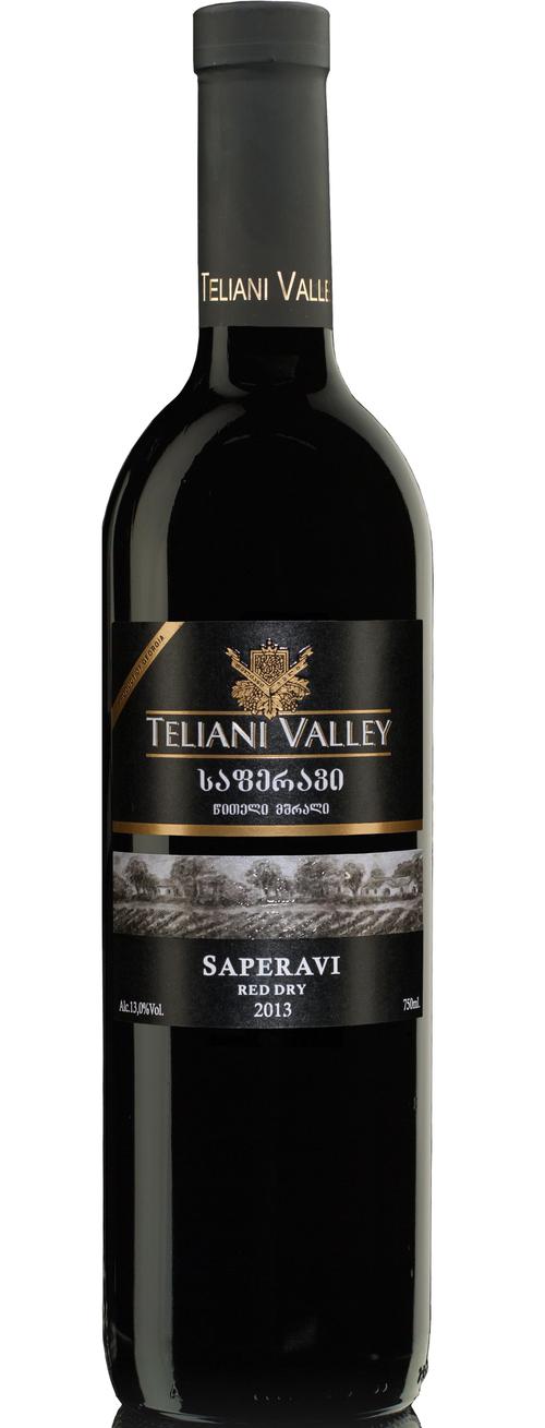 WINE RED DRY TELIANI VALLEY SAPERAVI 750ML