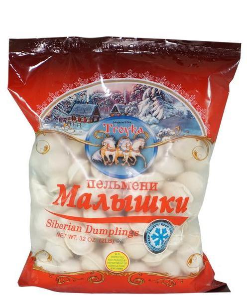 DUMPLINGS GFF TROIKA SIBERIAN MALISHKI PELMENI 2LB