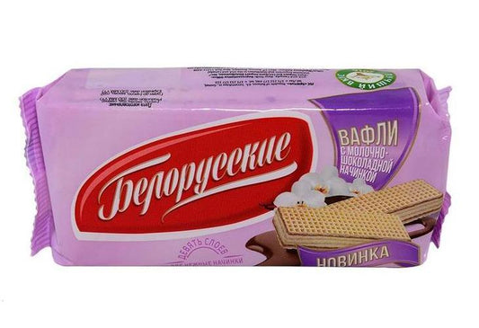 WAFER SPARTAK BELORUSSKIE MILK CHOCOLATE 89G