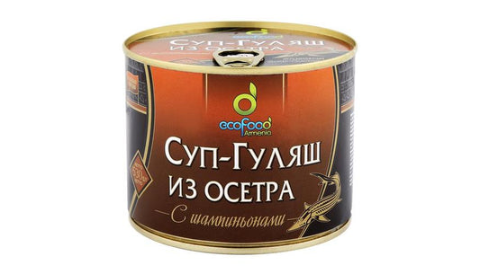 STURGEON ECOFOOD SOUP GOULYASH W/MUSHROOMS 500G