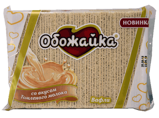 WAFER OBOZHAYKA BAKED MILK 225G