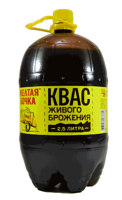 KVAS ZHELTAYA BOCHKA 2.5L