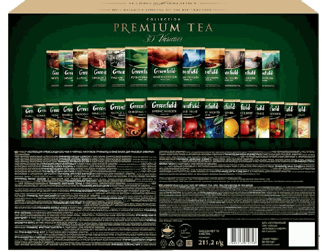 TEA GREENFIELD PREMIUM TEA COLLECTION 30X4