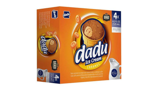 ICE CREAM DADU FAMILY CARAMEL 4PK