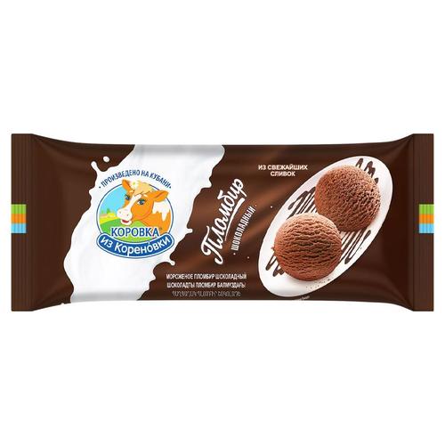 ICE CREAM KOROVKA PLOMBIR CHOCOLATE 400G-2