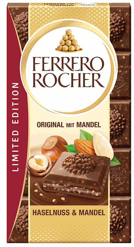 CHOCOLATE FERRERO ROCHER HAZELNUT & ALMOND MILK 90G