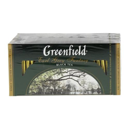 TEA GREENFIELD BLACK EARL GREY FANTASY 25PK