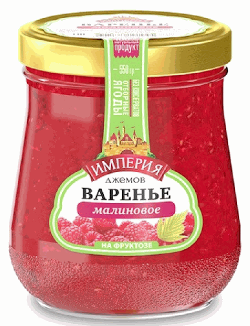 PRESERVE IMPERIYA JEMOV RASPBERRY SUGAR FREE 550G