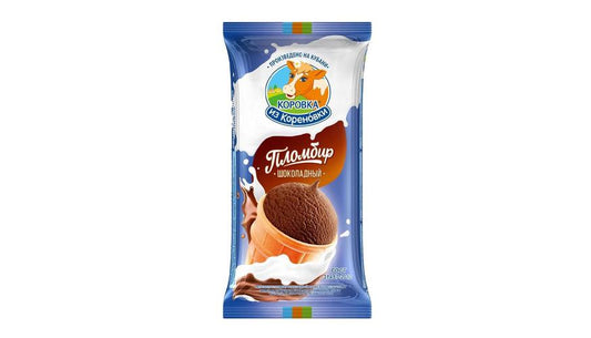 ICE CREAM KOROVKA PLOMBIR CHOCOLATE 100G