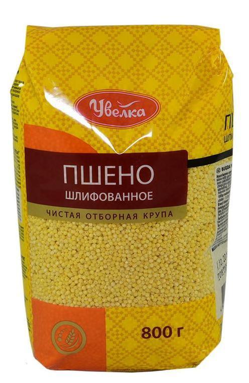 GRAINS UVELKA MILLET PSHENNAYA KRUPA 800G