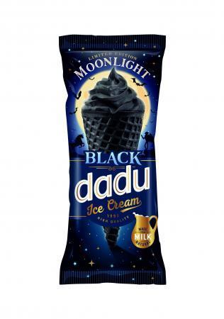 ICE CREAM DADU MOONLIGHT BLACK CONE 150ML