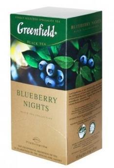 TEA GREENFIELD BLACK BLUEBERRY NIGHTS 25X1.5G