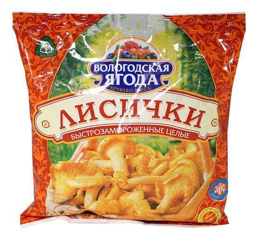 MUSHROOMS VOLOGODSKAYA YAGODA FROZEN LISICHKI 300G