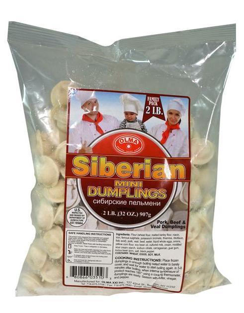 DUMPLINGS OLMA SIBERIAN MINI PELMENI 2LB