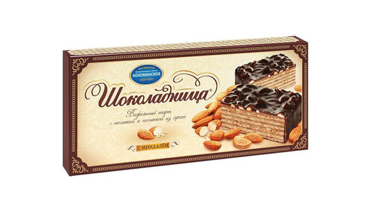 WAFER KOLOMENSKOE CAKE W/ALMOND 270G