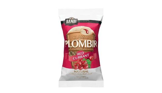 ICE CREAM BANDI PLOMBIR RED CURRANT 125ML