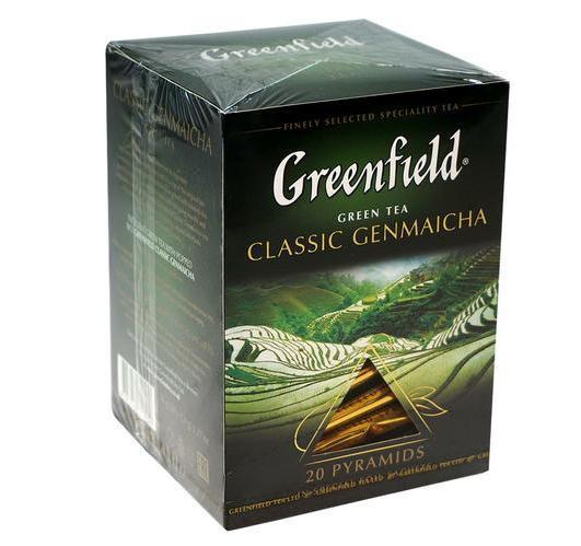 TEA GREENFIELD GREEN CLASSIC PYRAMIDS 20BAG