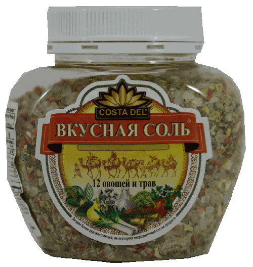 SALT VKUSNAYA 12 VEGETABLES AND SPICES 400G