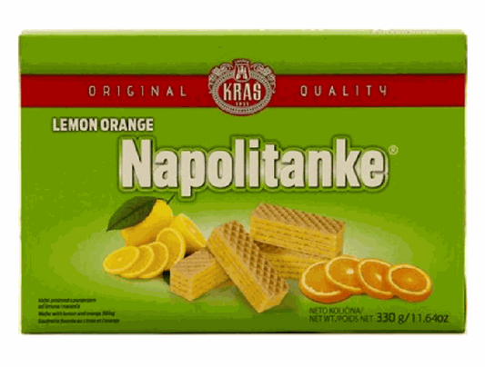 WAFER NAPOLITANKE LEMON ORANGE 420G