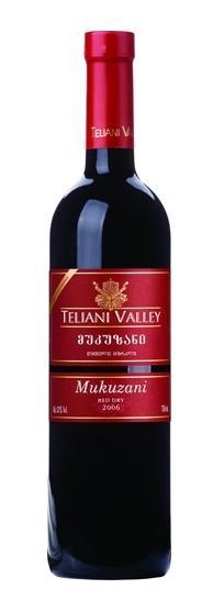 WINE RED DRY TELIANI VALLEY MUKUZANI 750ML